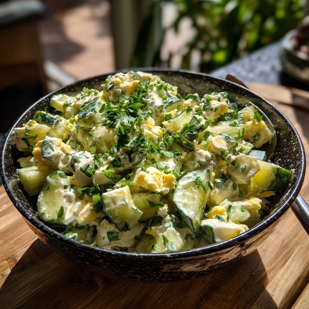 Schnell & Einfach 10-Minuten-Eiersalat mit Joghurt