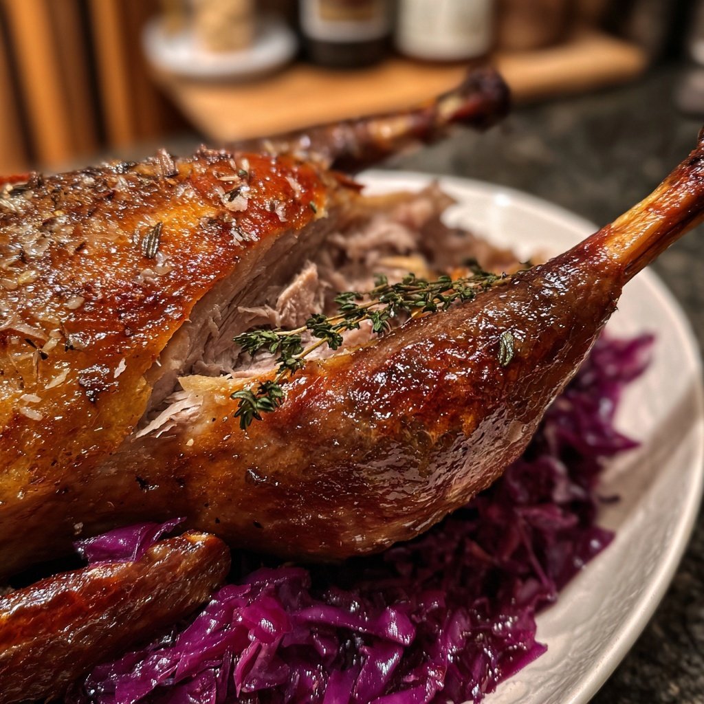 Saisonal & Festlich Weihnachtsgans mit Rotkohl