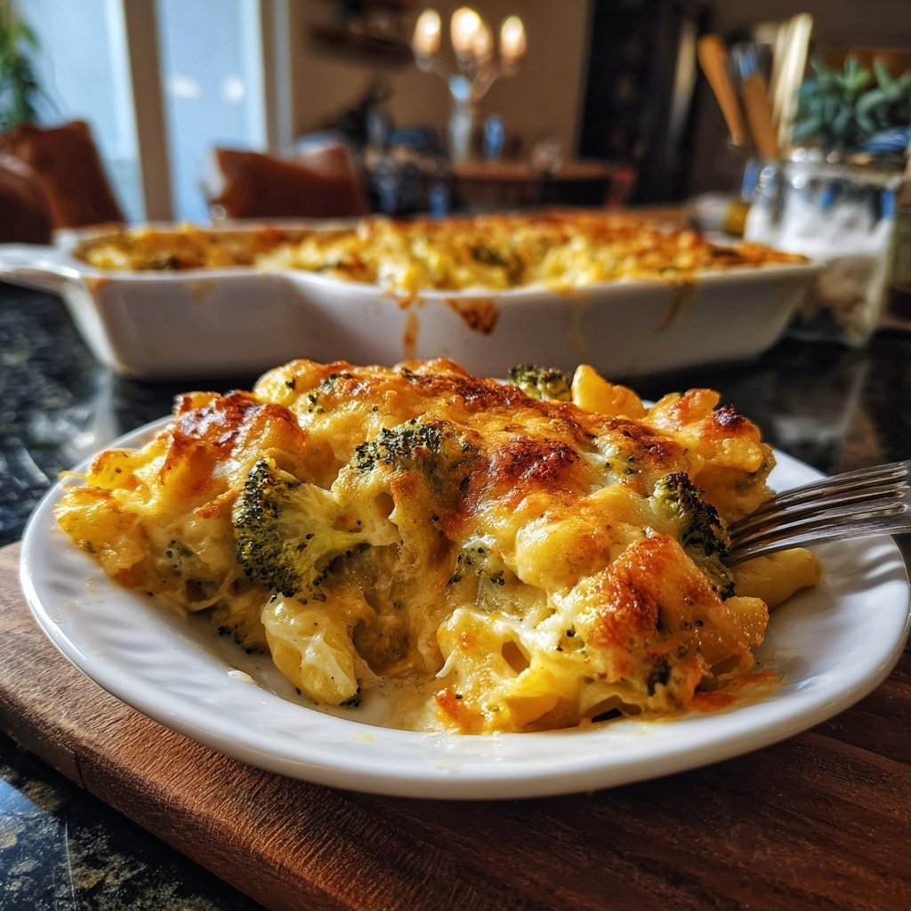 Brokkoli Nudelauflauf