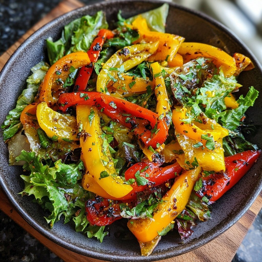 Salat Zum Grillen Mit Paprika